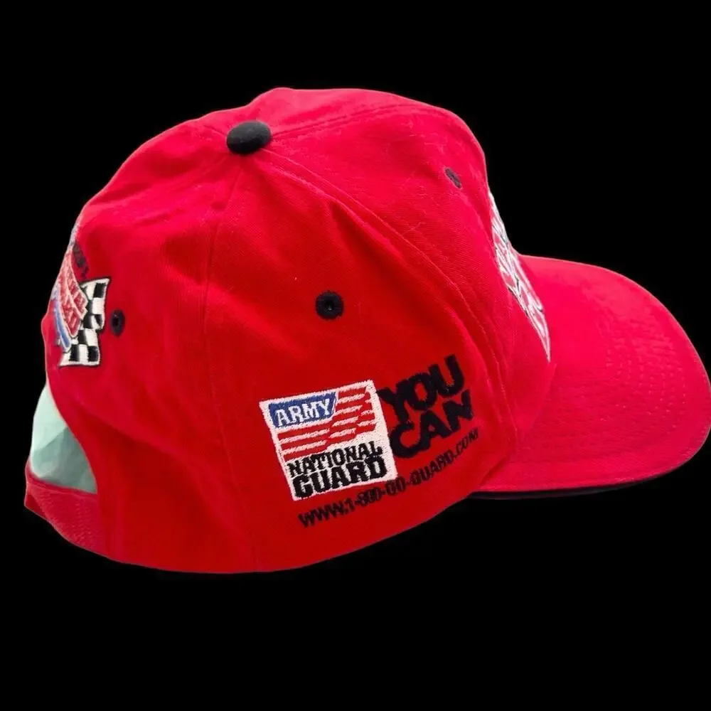 NASCAR Army National Guard #54 Hat Cap Adjustable Red White Blue Legend EC